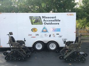 track chair donated to area shooting range for The FEW