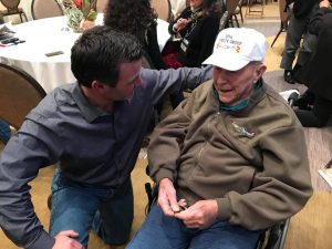 Ronny Sweger and General Chuck Yeager